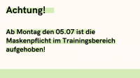 Maskenpflicht aufgehoben